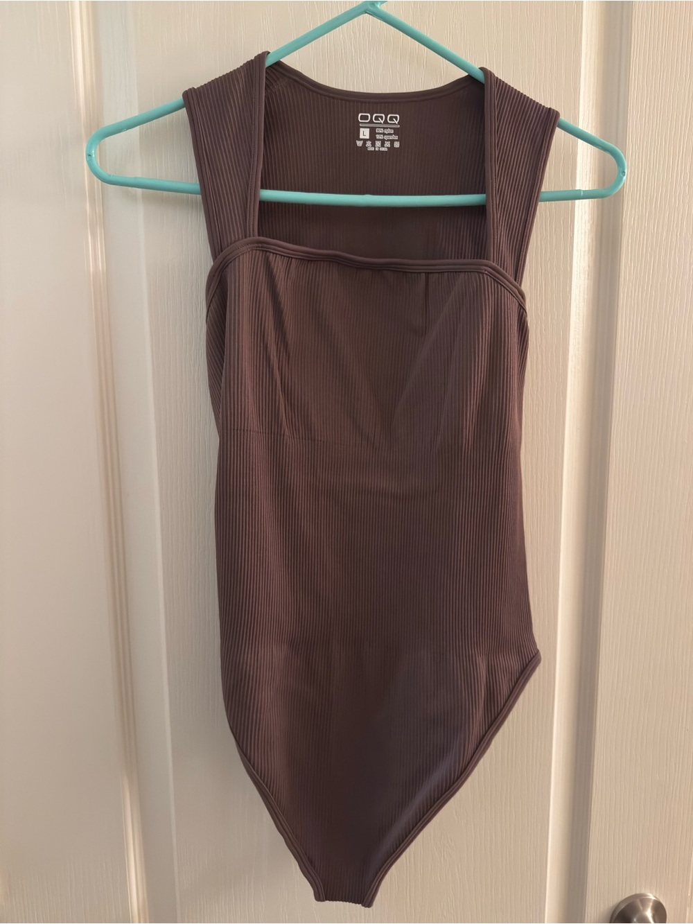 Different Color Ribbed Sleeveless Bodysuits - Picture 7 of 7